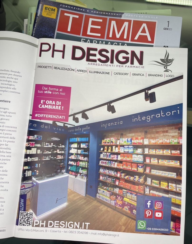 tendenze interior design in farmacia