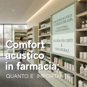 correzioni acustiche in farmacia