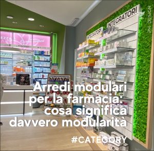 arredi modulari in farmacia