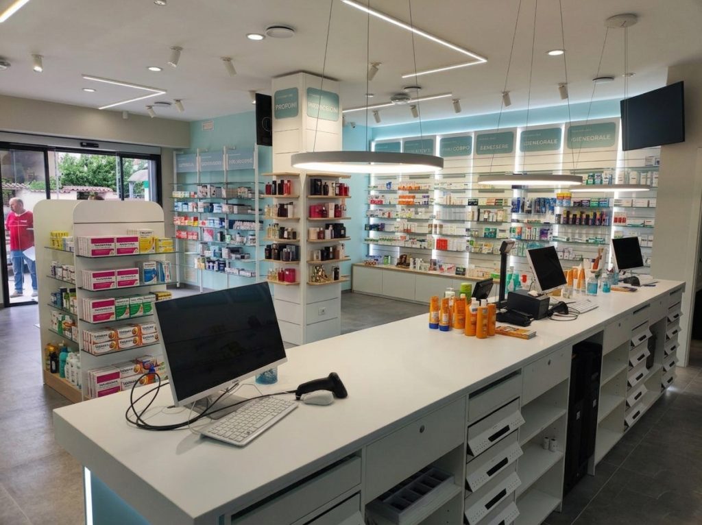 arredi modulari per farmacie